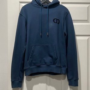 Dior Men's Hoodie Size Medium Deep Teal